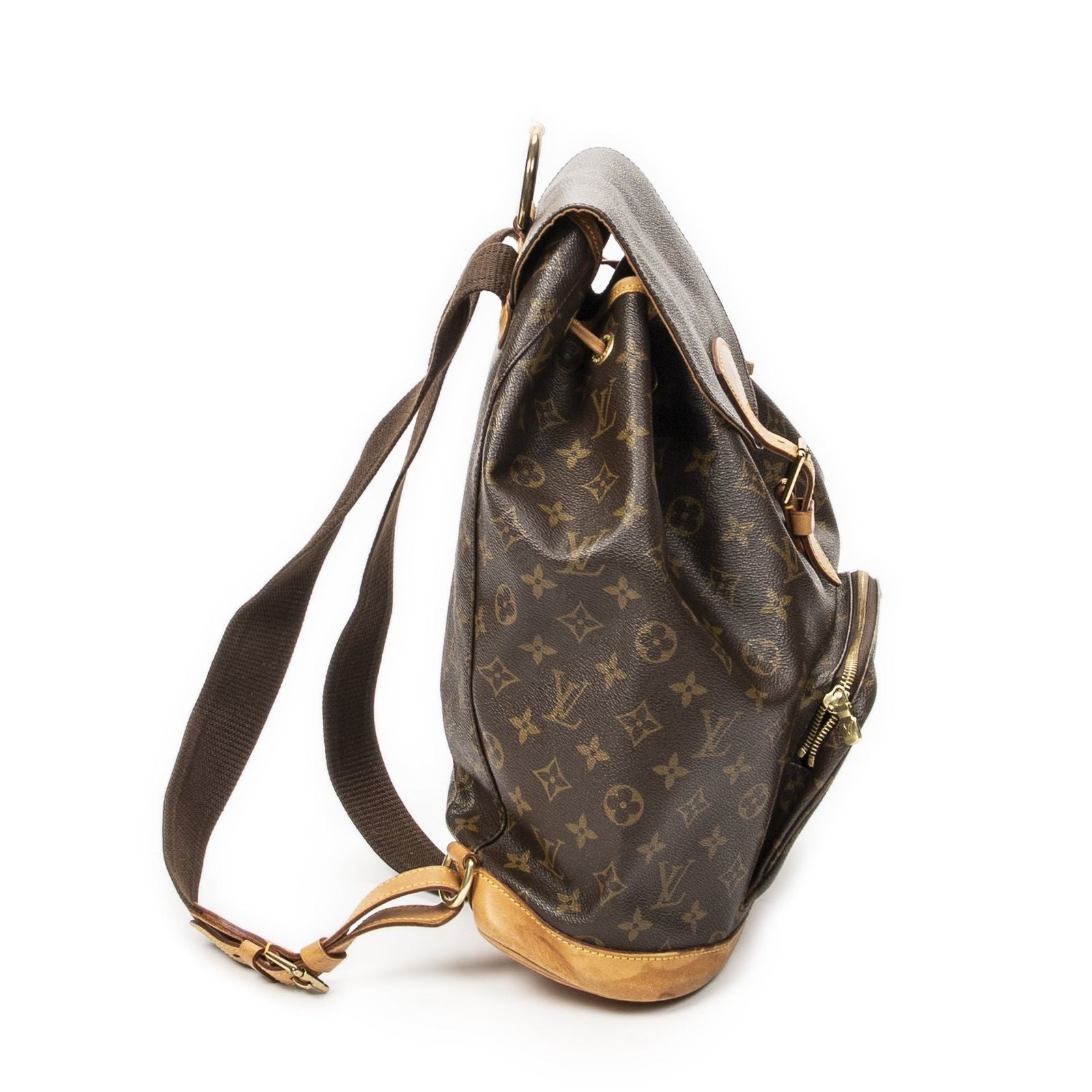 Louis Vuitton Montsouris Brown Monogram Canvas — view 4