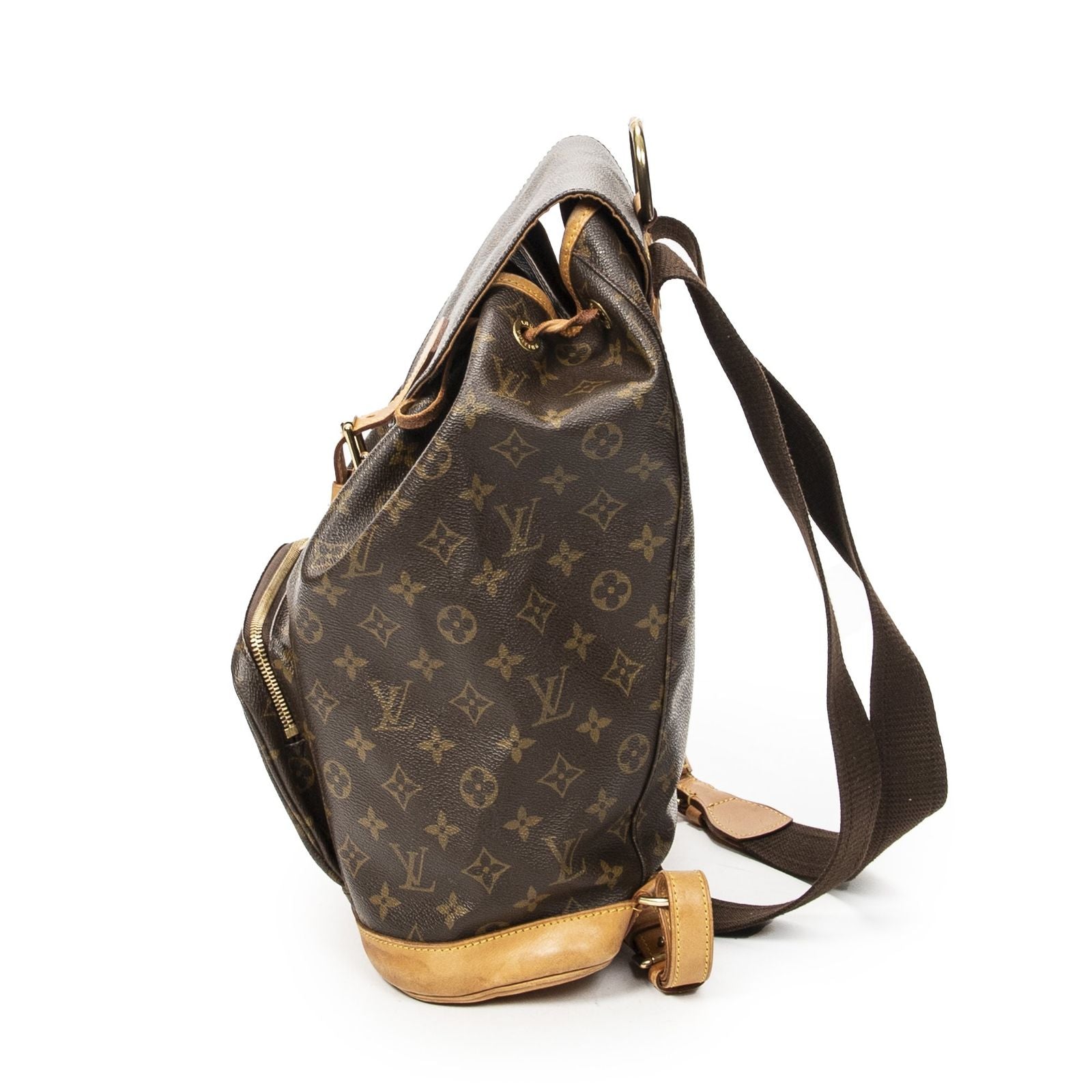 Louis Vuitton Montsouris Brown Monogram Canvas — view 3