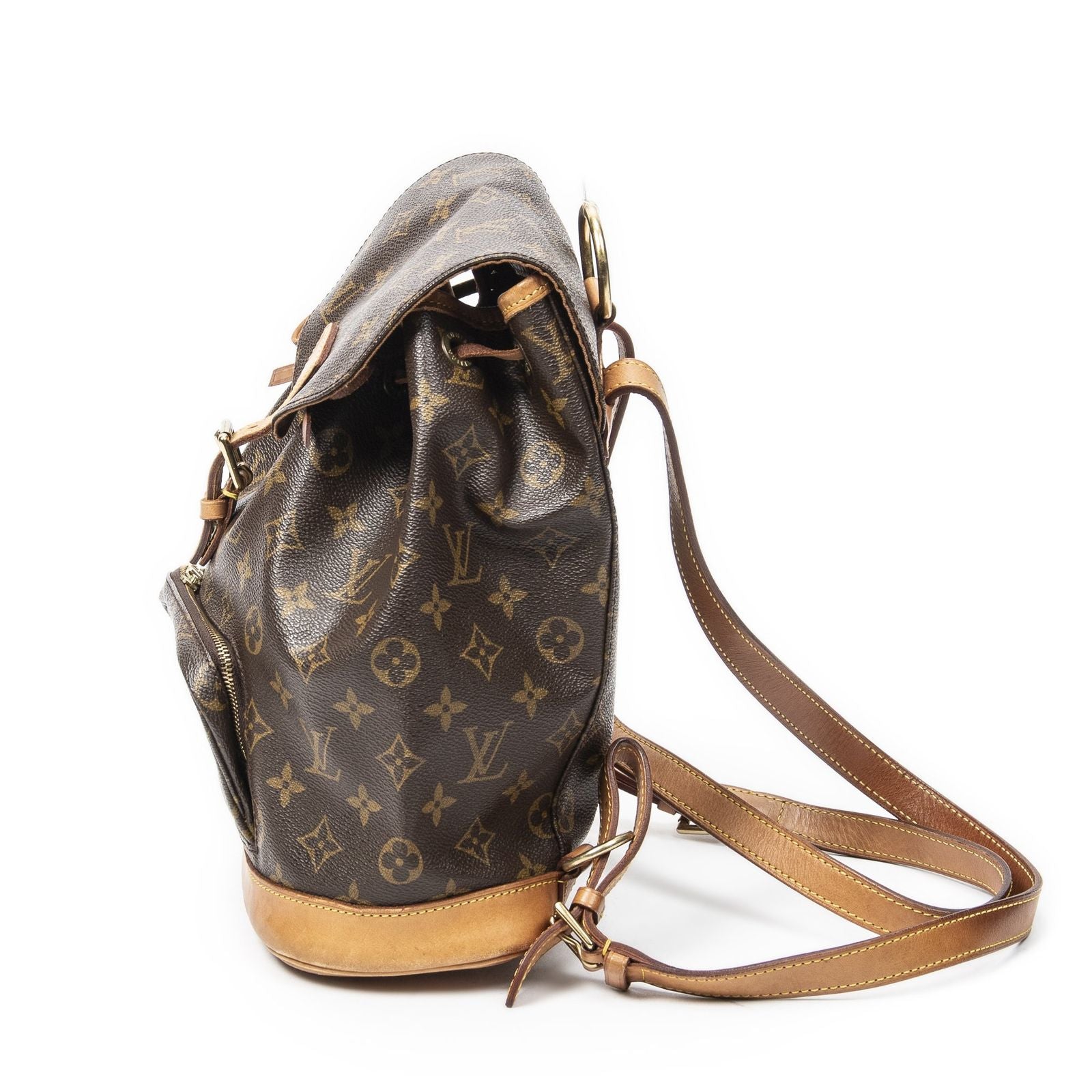 Louis Vuitton Montsouris Brown Monogram Canvas — view 3