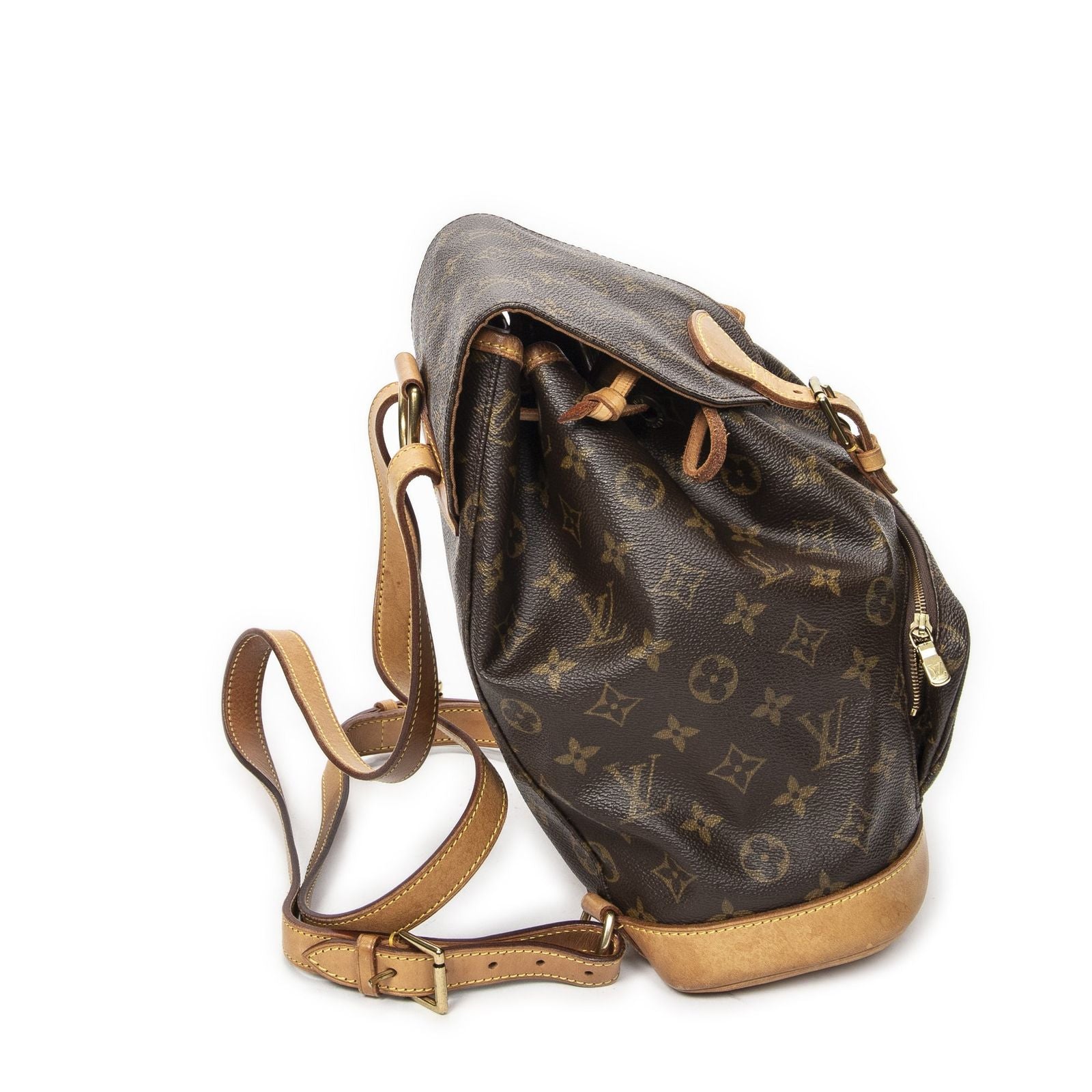 Louis Vuitton Montsouris Brown Monogram Canvas — view 4
