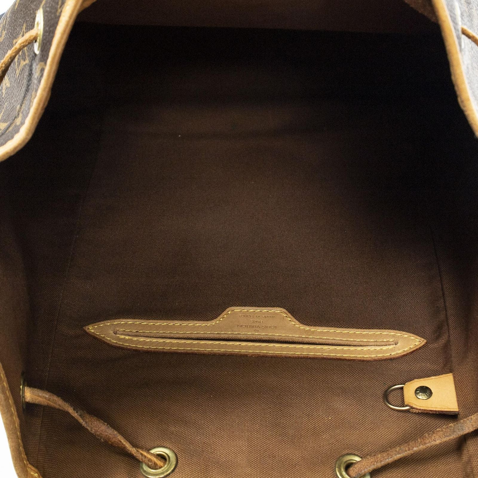 Louis Vuitton Montsouris Brown Monogram Canvas — view 9