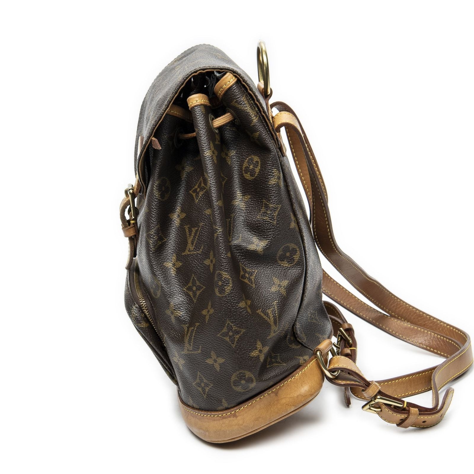 Louis Vuitton Montsouris Brown Monogram Canvas — view 3