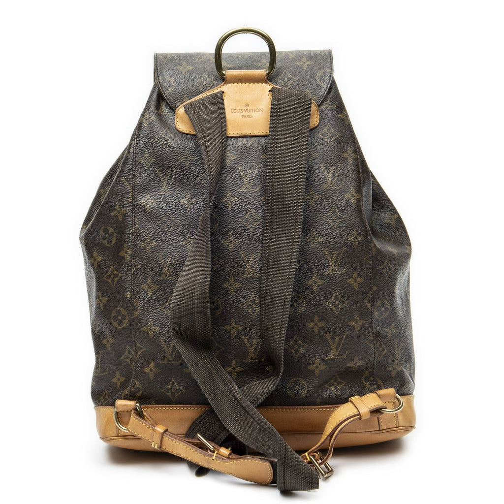 Louis Vuitton Montsouris Brown Monogram Canvas — view 5