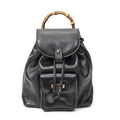 Gucci Minibumbu Backpack Black Calfskin Leather