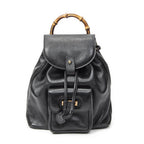 Gucci Minibumbu Backpack Black Calfskin Leather