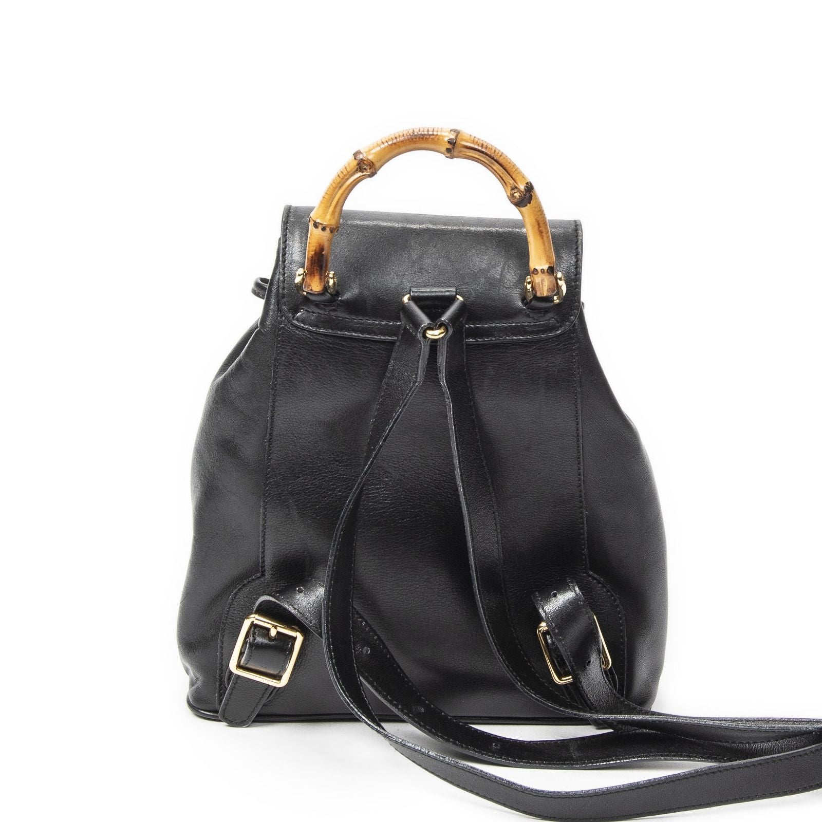 Gucci Minibumbu Backpack Black Calfskin Leather — view 5