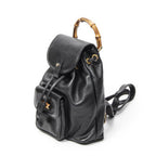Gucci Minibumbu Backpack Black Calfskin Leather — view 2