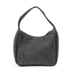Prada Sport Hobo Gray Wool Canvas — view 5