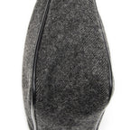 Prada Sport Hobo Gray Wool Canvas — view 7