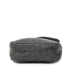 Prada Sport Hobo Gray Wool Canvas — view 6