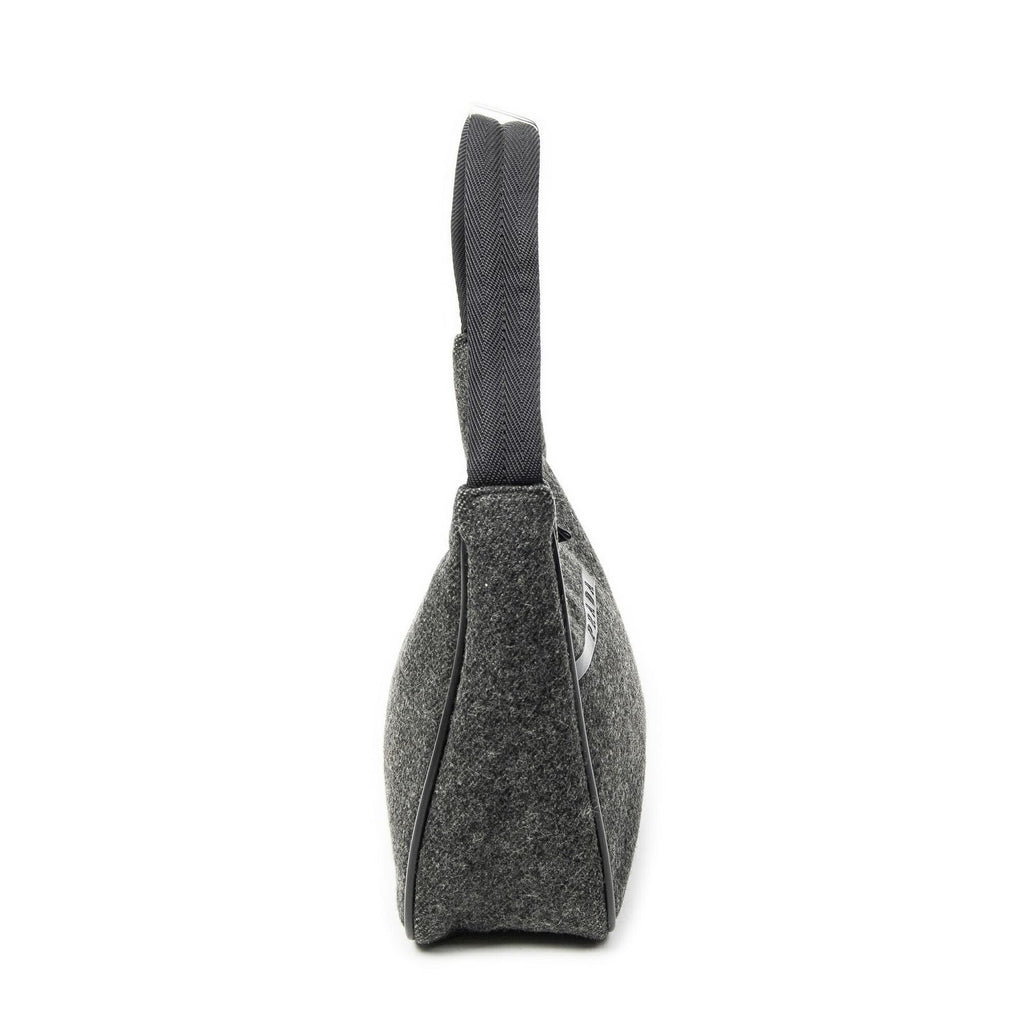 Prada Sport Hobo Gray Wool Canvas — view 4