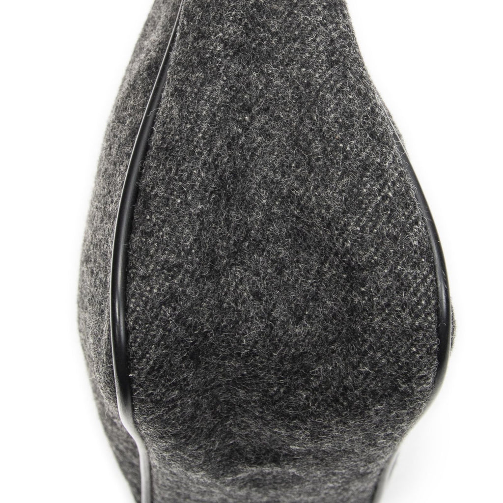 Prada Sport Hobo Gray Wool Canvas — view 8