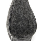 Prada Sport Hobo Gray Wool Canvas — view 8