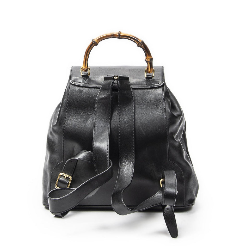 Gucci Rajibanbu Backpack Black Calfskin Leather — view 5