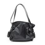 Loewe Tassel Flamenco Bag Black Gray Calfskin Leather