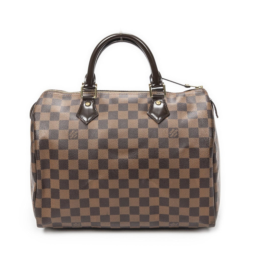 Louis Vuitton Speedy Brown Damier Ebene Handbag