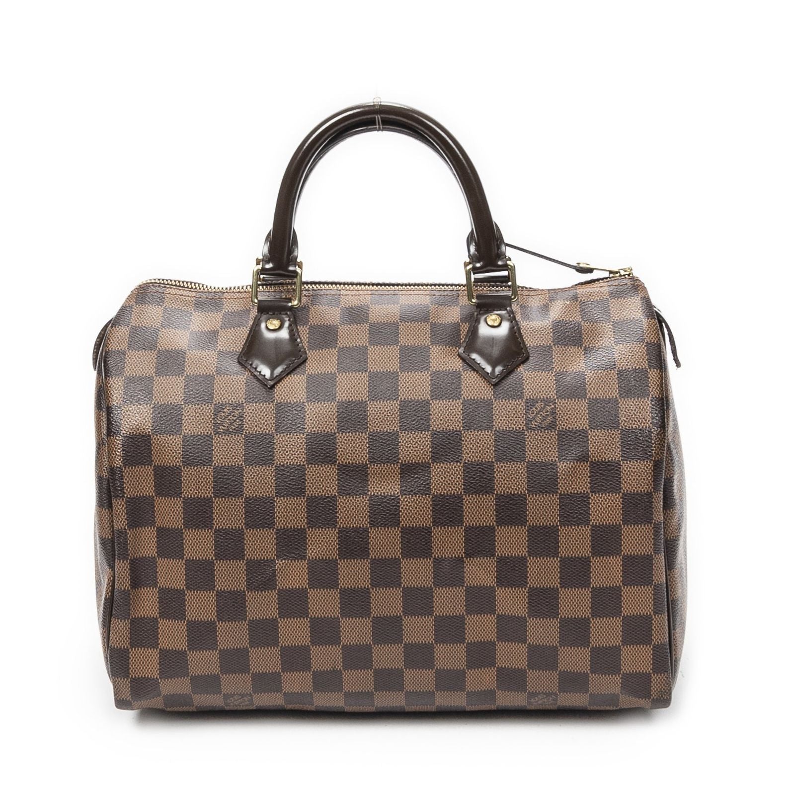 Louis Vuitton Speedy Brown Damier Ebene Handbag