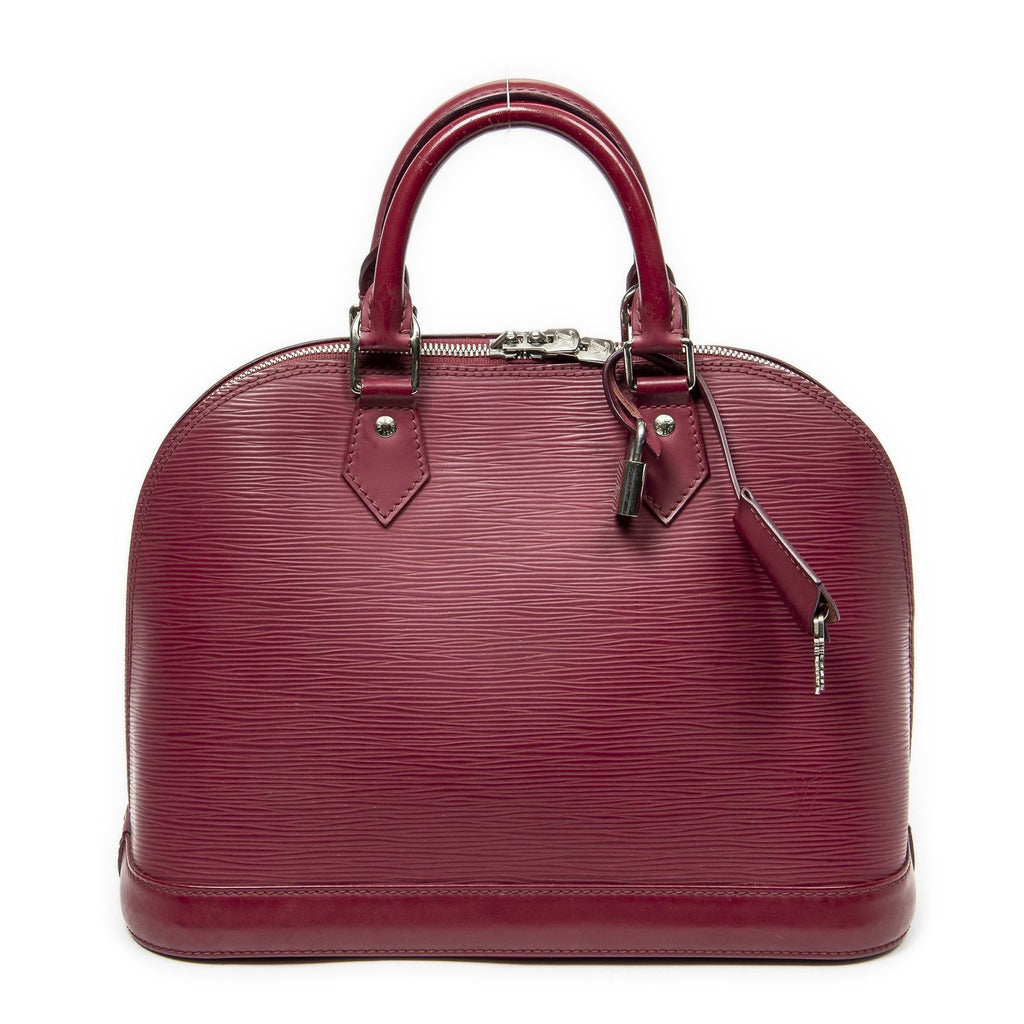 Louis Vuitton Alma Fuchsia Epi Handbag