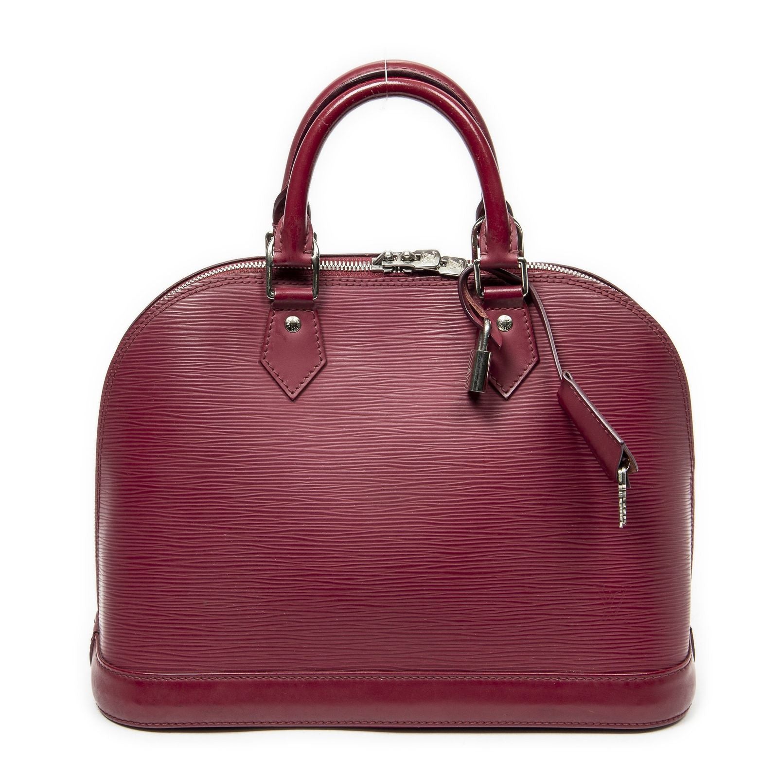 Louis Vuitton Alma Fuchsia Epi Handbag