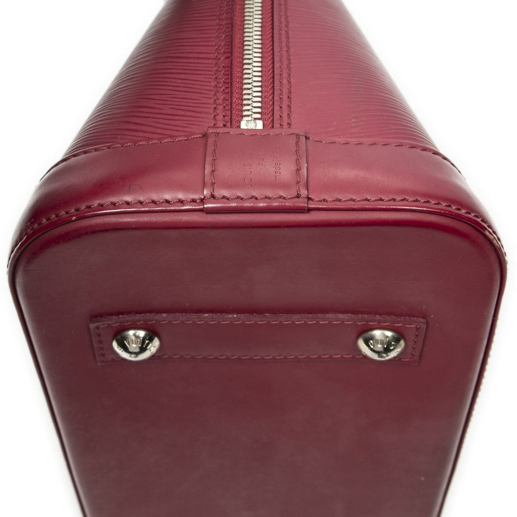 Louis Vuitton Alma Fuchsia Epi Handbag — view 7
