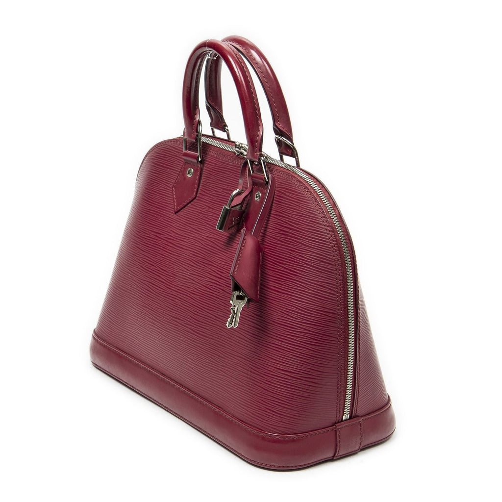 Louis Vuitton Alma Fuchsia Epi Handbag — view 2