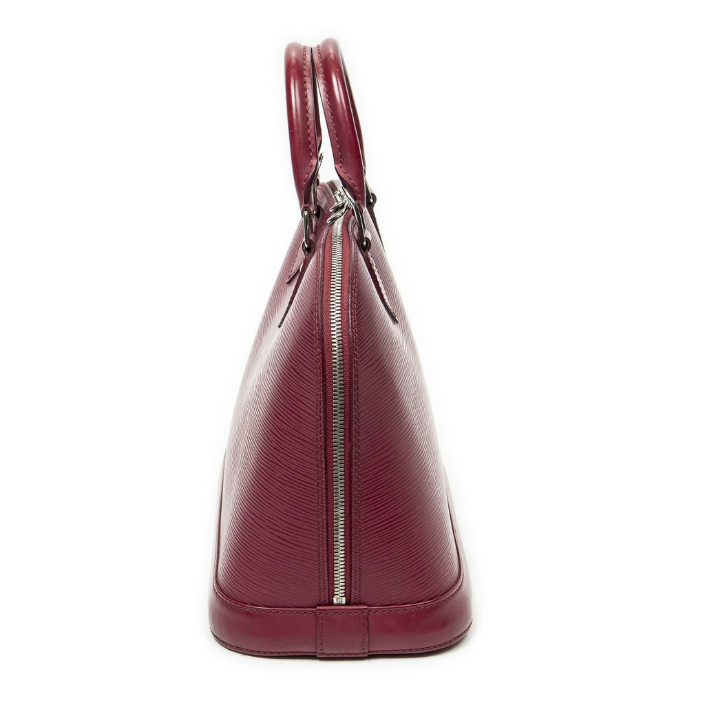 Louis Vuitton Alma Fuchsia Epi Handbag — view 3