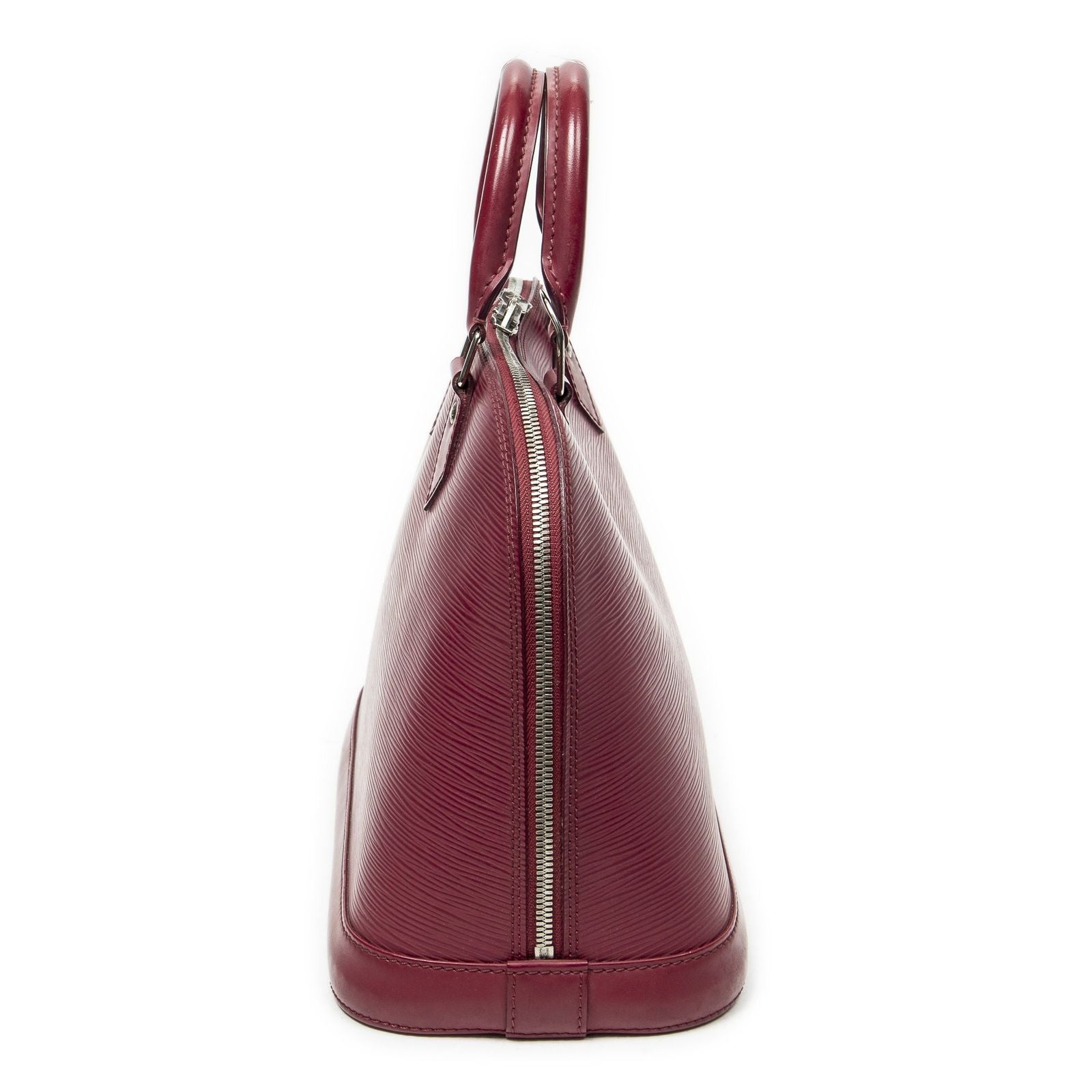Louis Vuitton Alma Fuchsia Epi Handbag — view 4
