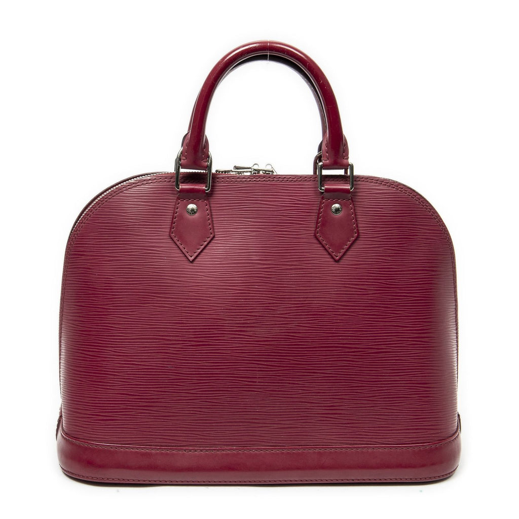 Louis Vuitton Alma Fuchsia Epi Handbag — view 5