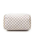 Louis Vuitton Speedy Ivory Damier Azur Handbag — view 6