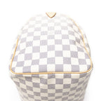 Louis Vuitton Speedy Ivory Damier Azur Handbag — view 8
