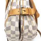 Louis Vuitton Saumur Ivory Damier Azur — view 7