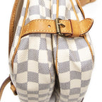 Louis Vuitton Saumur Ivory Damier Azur — view 8