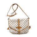 Louis Vuitton Saumur Ivory Damier Azur