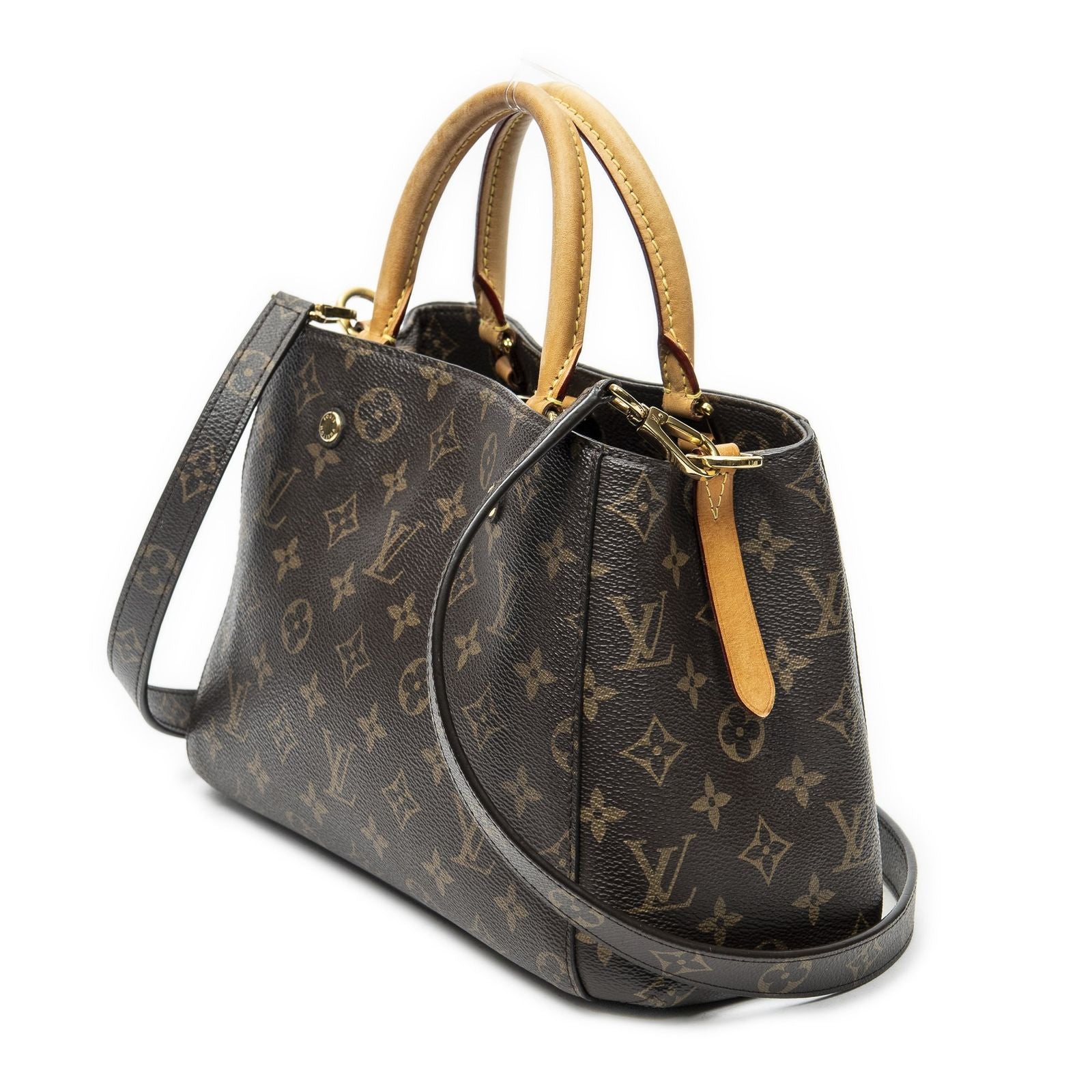 Louis Vuitton Montaigne Brown Monogram Canvas Messenger — view 2