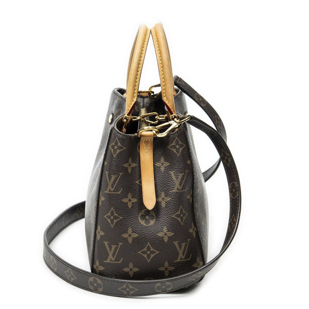 Louis Vuitton Montaigne Brown Monogram Canvas Messenger — view 4