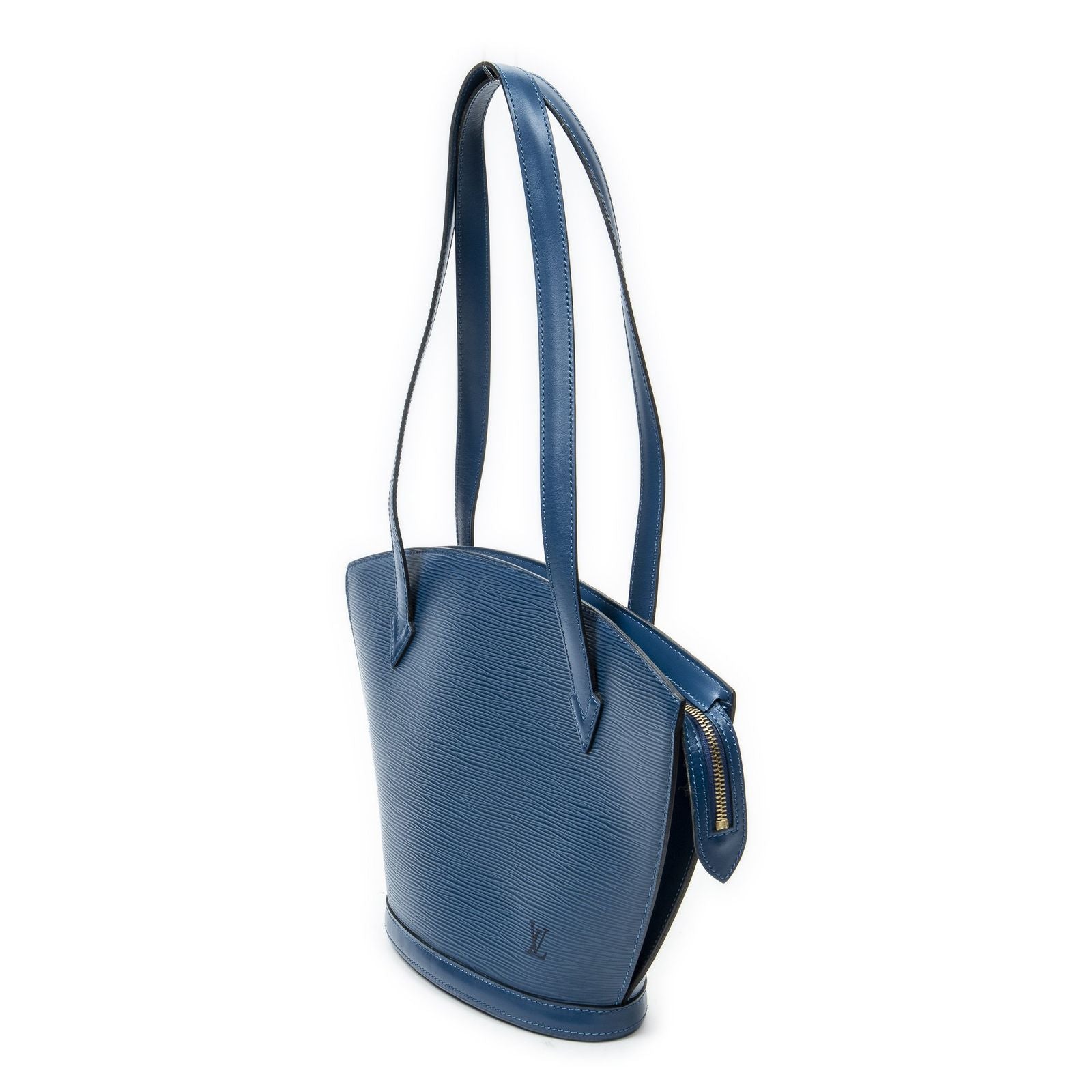 Louis Vuitton Saint Jacques Long Strap Blue Epi Messenger — view 2