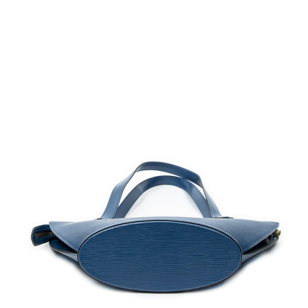 Louis Vuitton Saint Jacques Long Strap Blue Epi Messenger — view 6