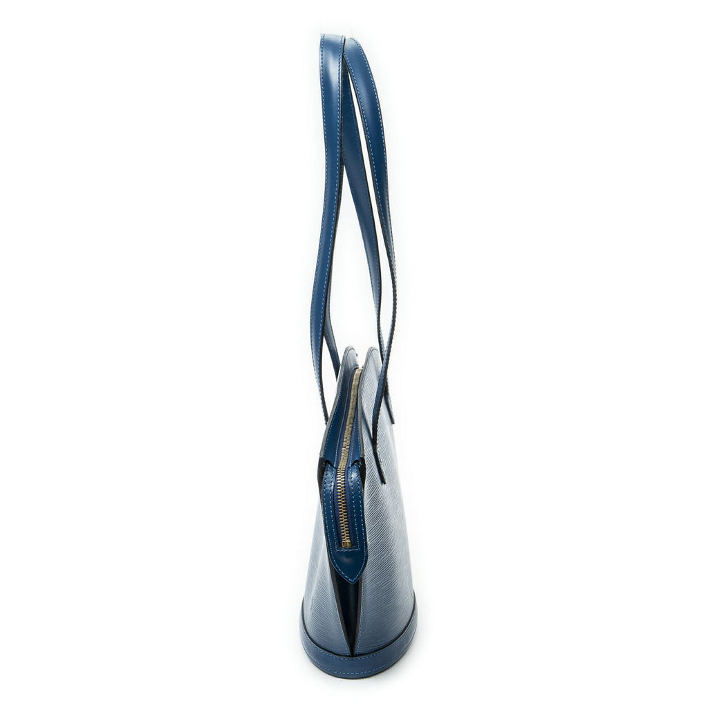 Louis Vuitton Saint Jacques Long Strap Blue Epi Messenger — view 3