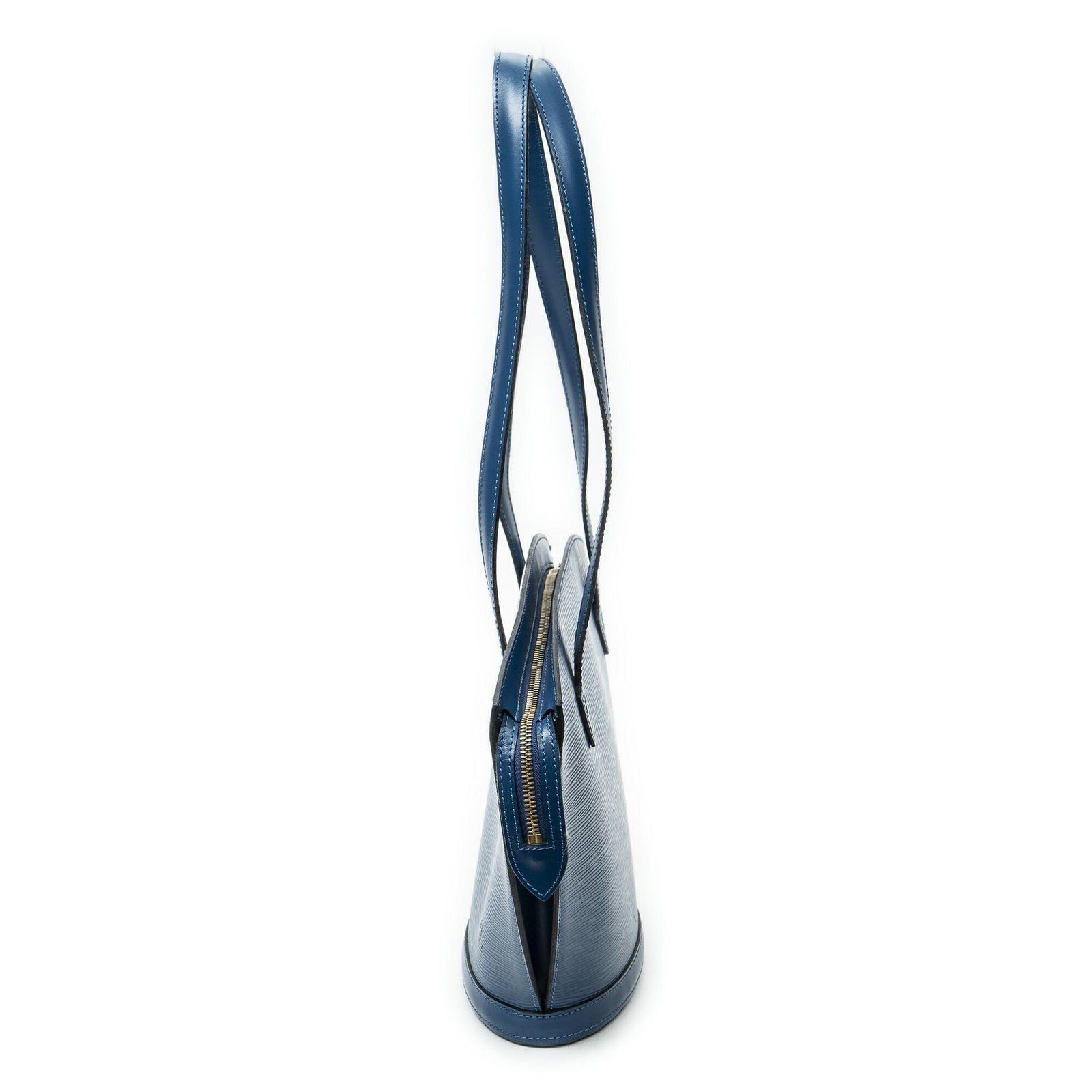Louis Vuitton Saint Jacques Long Strap Blue Epi Messenger — view 3