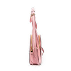 Prada Odette Top Handle Pink Saffiano Leather — view 4