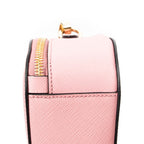 Prada Odette Top Handle Pink Saffiano Leather — view 8