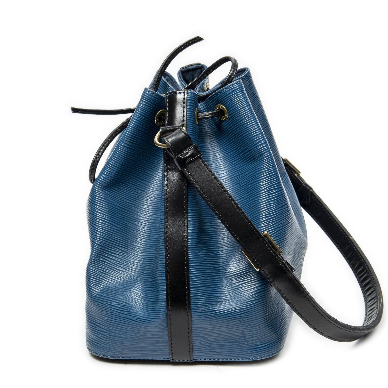 Louis Vuitton Noe Bicolor Blue Black — view 3