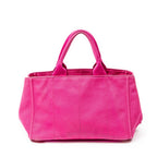 Prada Canapa Tote Pink Canvas — view 5