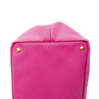 Prada Canapa Tote Pink Canvas — view 7