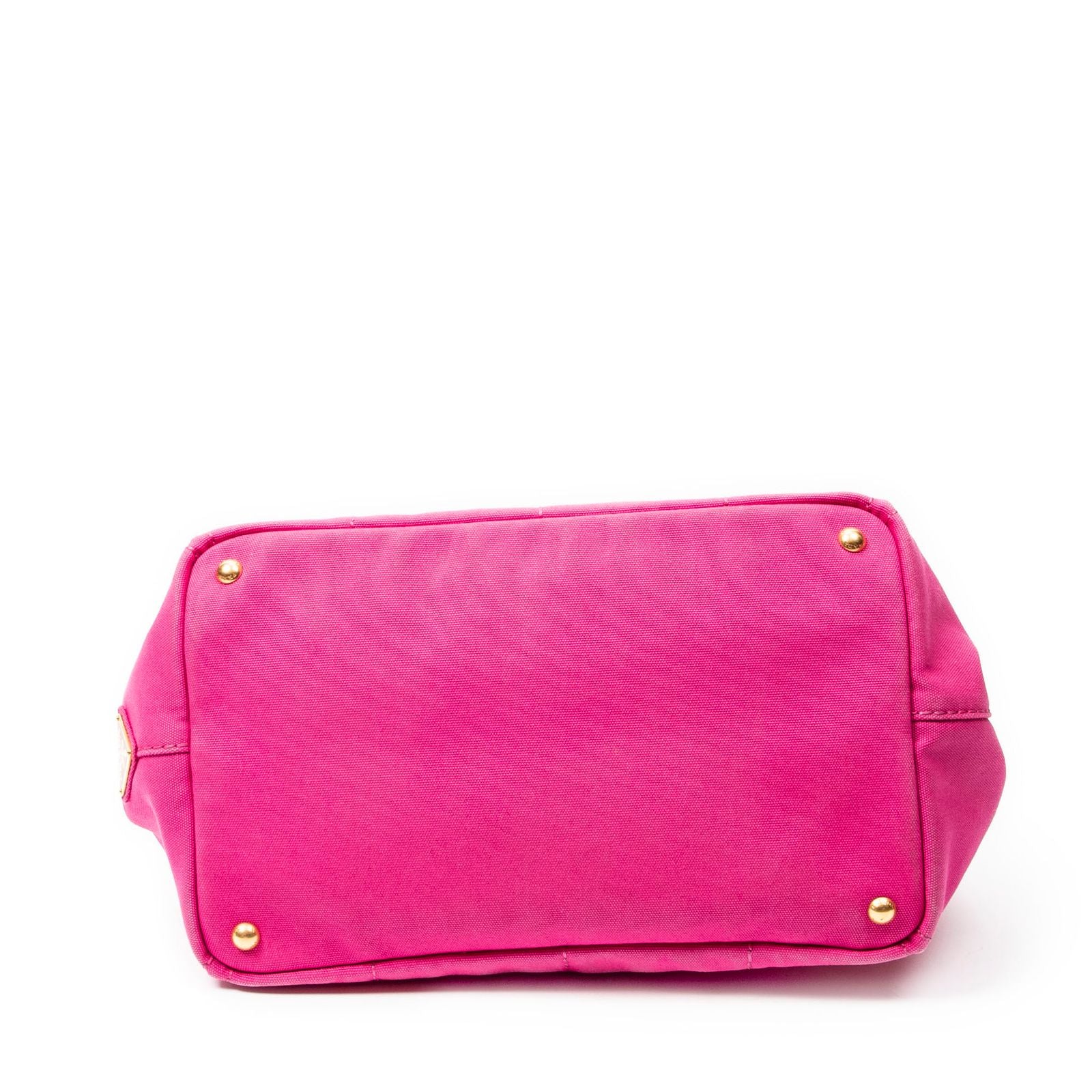 Prada Canapa Tote Pink Canvas — view 6