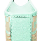 Gucci Mini Zip Crossbody Green Beige Jumbo GG Canvas — view 7