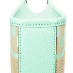 Gucci Mini Zip Crossbody Green Beige Jumbo GG Canvas — view 8