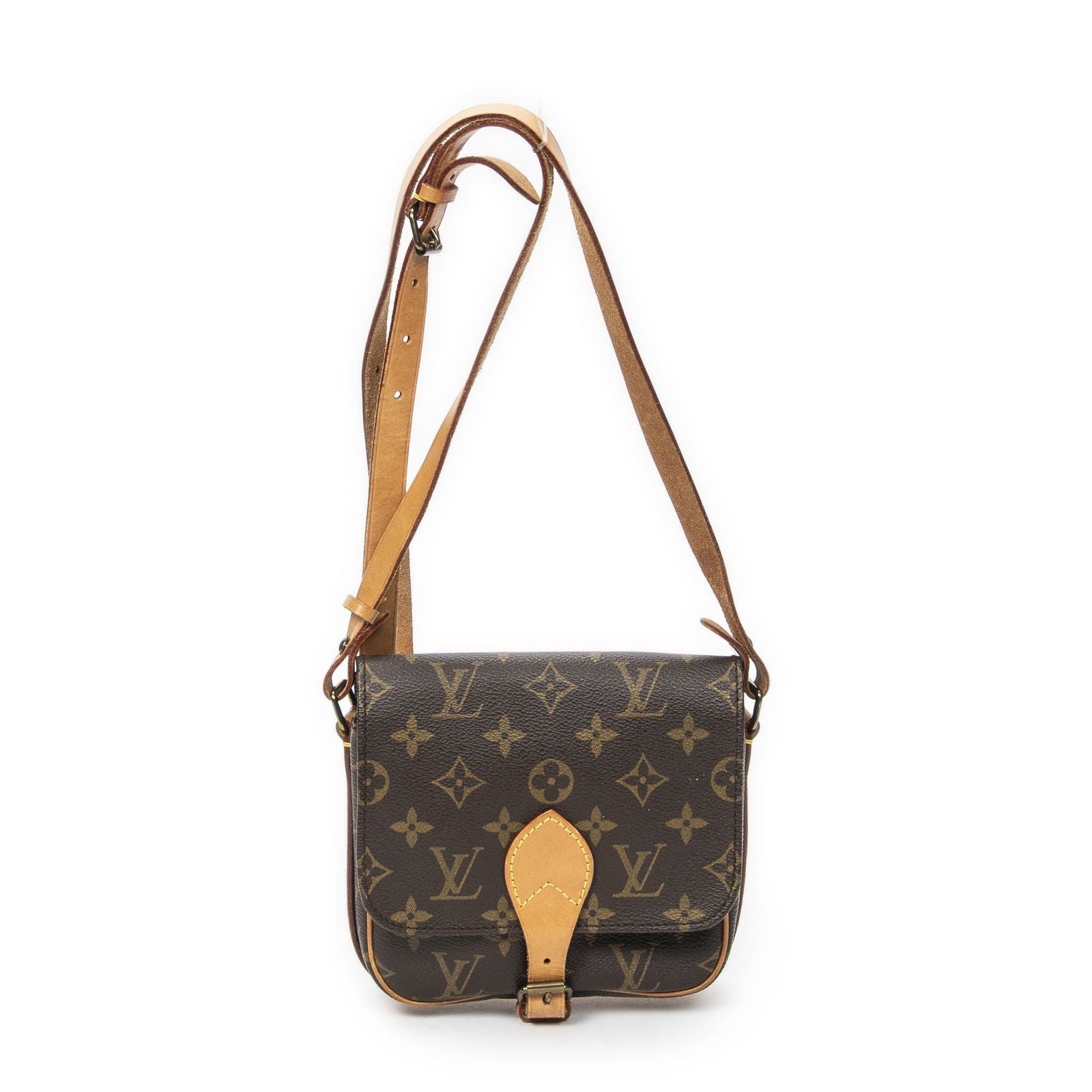 Louis Vuitton Cartouchiere Brown Monogram Canvas Messenger
