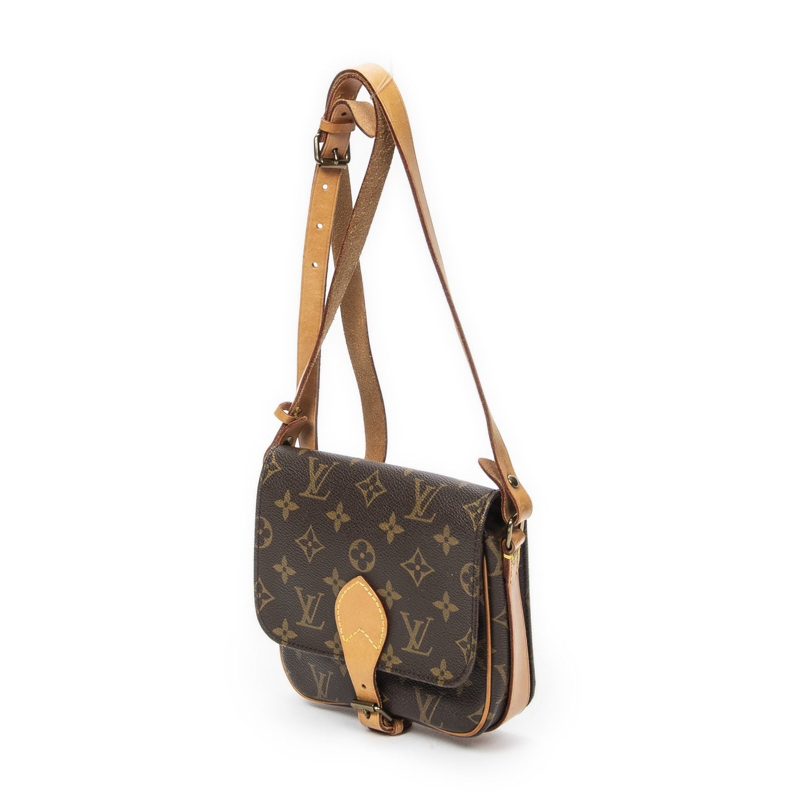 Louis Vuitton Cartouchiere Brown Monogram Canvas Messenger — view 2