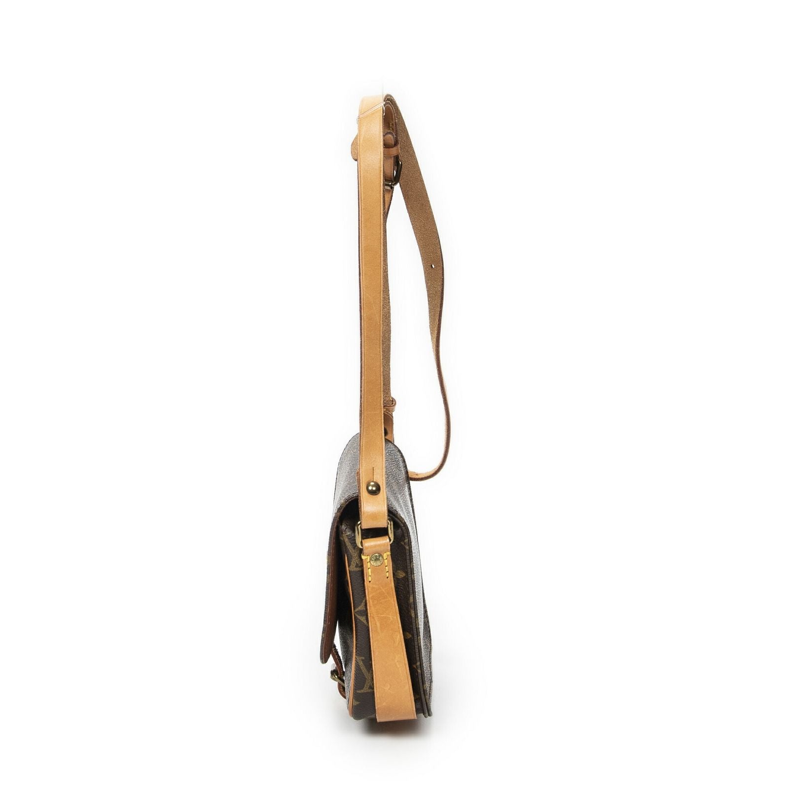 Louis Vuitton Cartouchiere Brown Monogram Canvas Messenger — view 3